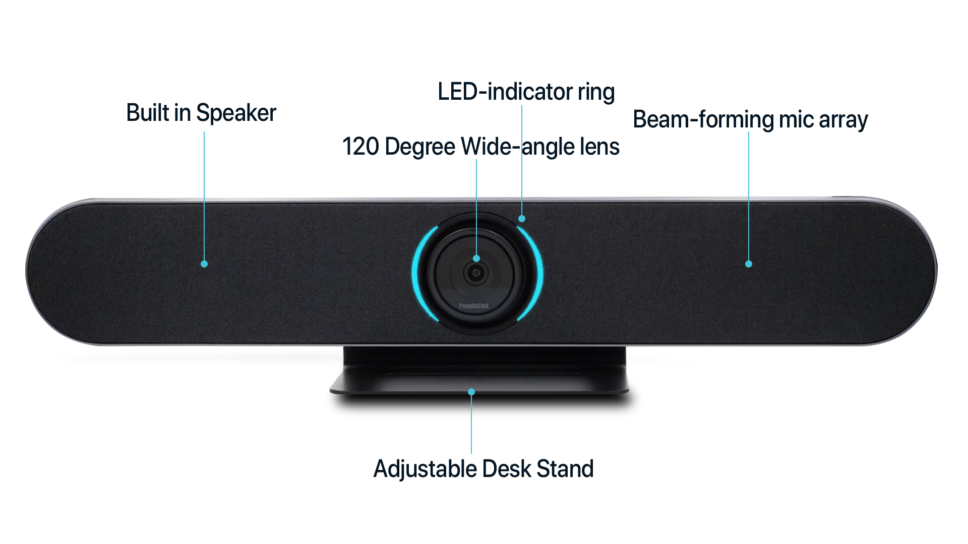 Peoplelink 4K AF Camera Soundbar Plus
