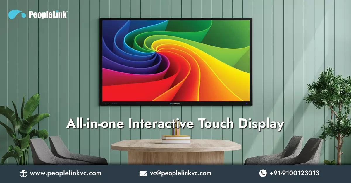 PeopleLink’s Next-Gen Interactive Display; Bring The Future At Your Fingertips