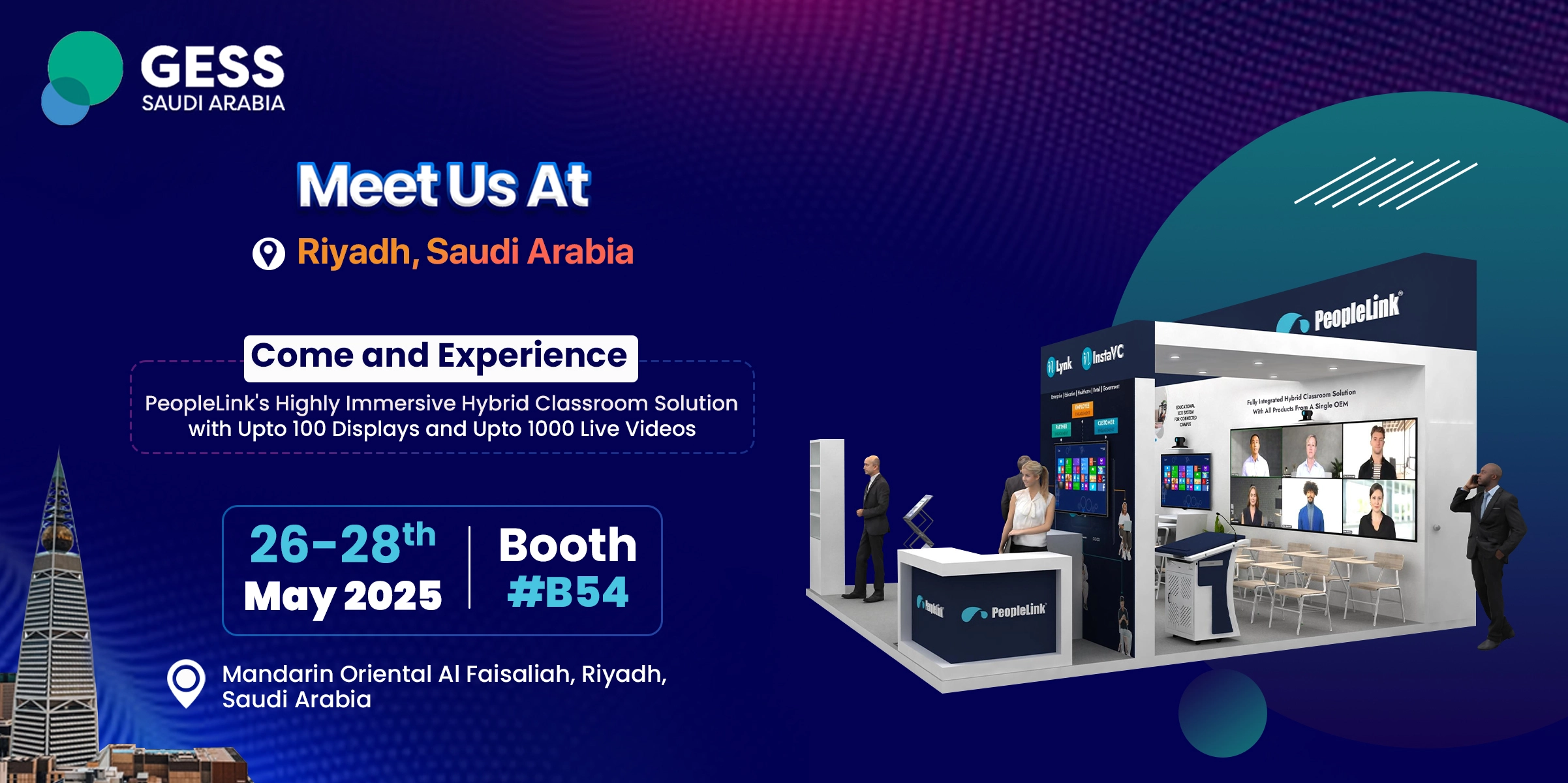 Shape the Future of Learning: Meet PeopleLink at GESS Saudi Arabia 2025!