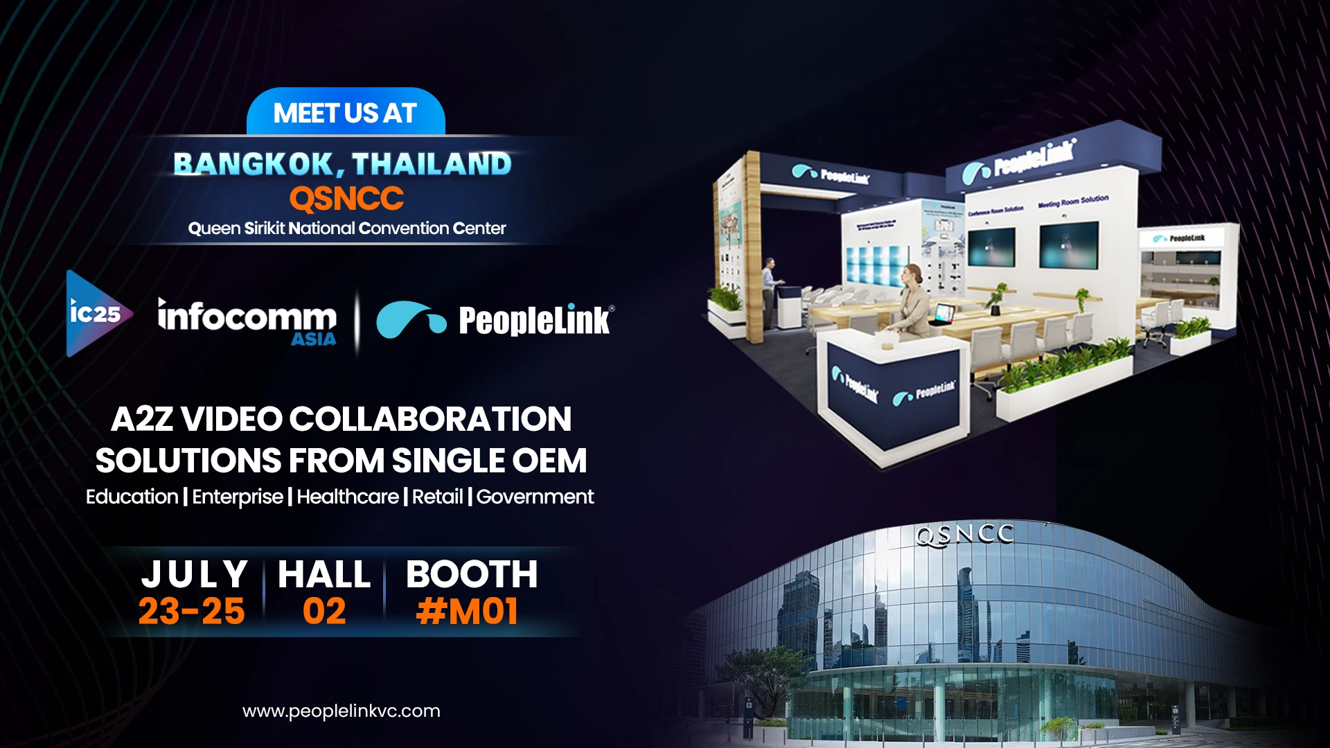 Step Into the Future of Integrated AV: Meet PeopleLink at InfoComm Asia 2025!